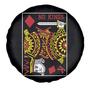 No Kings in America Spare Tire Cover Resist Protest Playing Card TS10 Print Your Wear