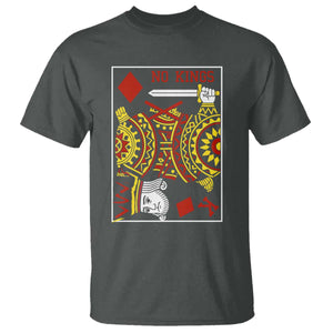 No Kings in America T Shirt Resist Protest Playing Card - Print Your Wear