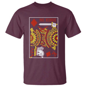 No Kings in America T Shirt Resist Protest Playing Card TS10 Maroon Print Your Wear