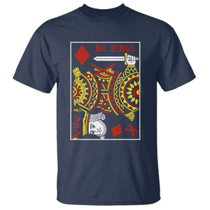 No Kings in America T Shirt Resist Protest Playing Card - Print Your Wear