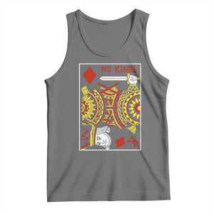 No Kings in America Tank Top Resist Protest Playing Card - Print Your Wear