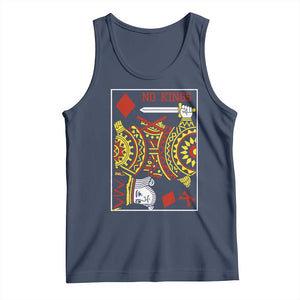 No Kings in America Tank Top Resist Protest Playing Card - Print Your Wear