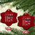 No Kings in America Ceramic Ornament Since 1776 Social Justice American Flag - Print Your Wear