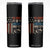 No Kings in America Skinny Tumbler Since 1776 Social Justice American Flag - Print Your Wear