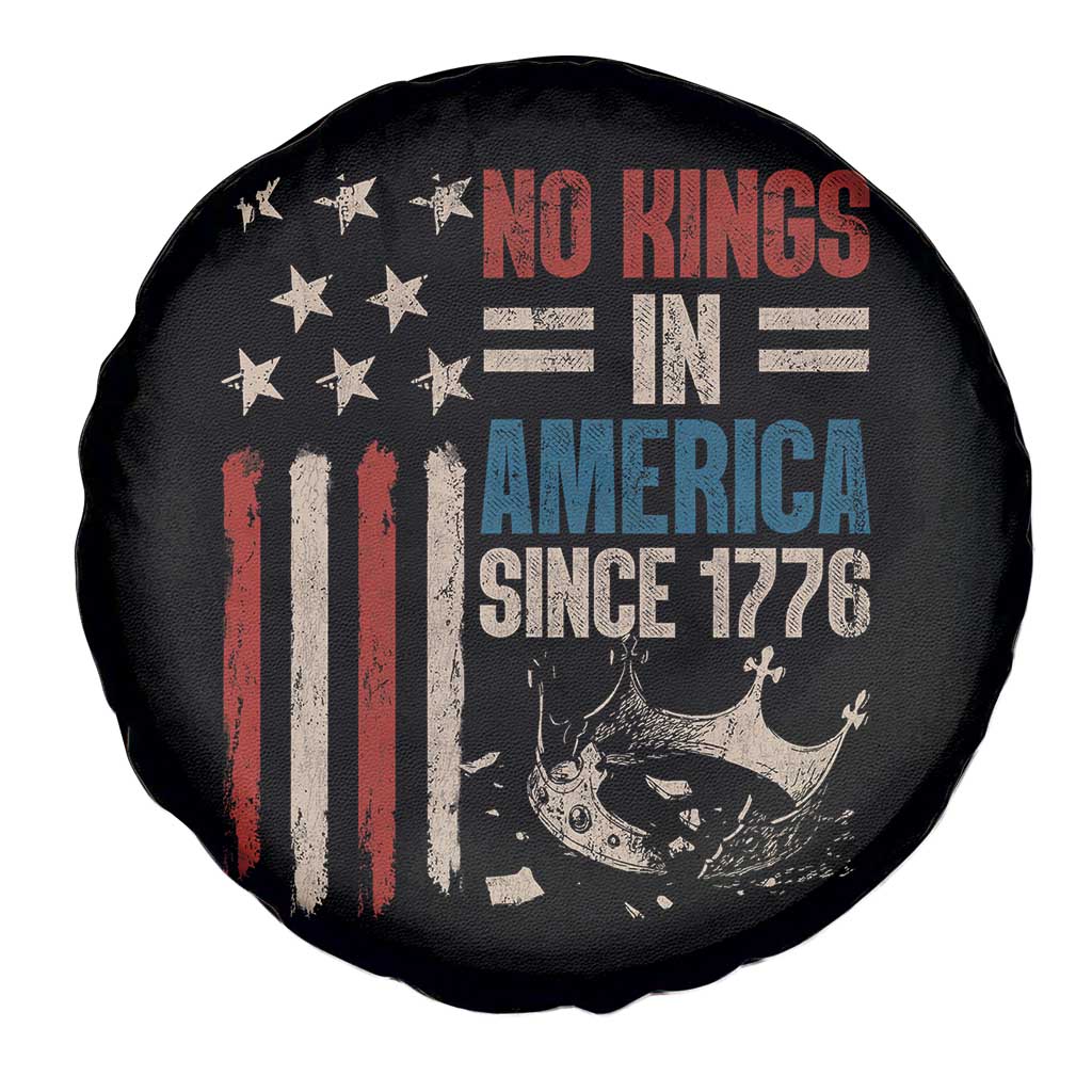 No Kings in America Spare Tire Cover Since 1776 Social Justice American Flag TS10 Print Your Wear