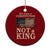 We Have A Constitution Not A King Ceramic Ornament Retro Social Justice American Flag - Print Your Wear