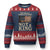 We Have A Constitution Not A King Ugly Christmas Sweater Retro Social Justice American Flag - Print Your Wear