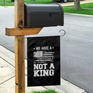 No Kings in America Garden Flag We Have A Constitution Not A King Resist US Flag - Print Your Wear