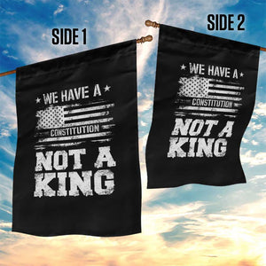 No Kings in America Garden Flag We Have A Constitution Not A King Resist US Flag - Print Your Wear