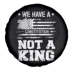 No Kings in America Spare Tire Cover We Have A Constitution Not A King Resist US Flag TS10 Print Your Wear
