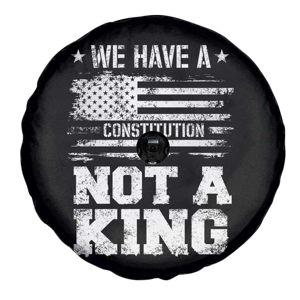 No Kings in America Spare Tire Cover We Have A Constitution Not A King Resist US Flag TS10 Print Your Wear