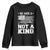 No Kings in America Youth Sweatshirt We Have A Constitution Not A King Resist US Flag - Print Your Wear