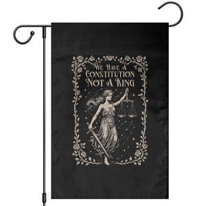 No Kings in America Garden Flag We Have A Constitution Not A King Resist - Print Your Wear