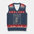 No Kings in America V-Neck Knit Sweater Vest We Have A Constitution Not A King Resist - Print Your Wear