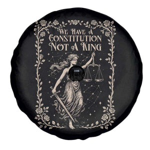 No Kings in America Spare Tire Cover We Have A Constitution Not A King Resist TS10 Print Your Wear