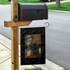 Funny Exorcist Cat Meme Garden Flag Dark Humor Cat TS10 Print Your Wear