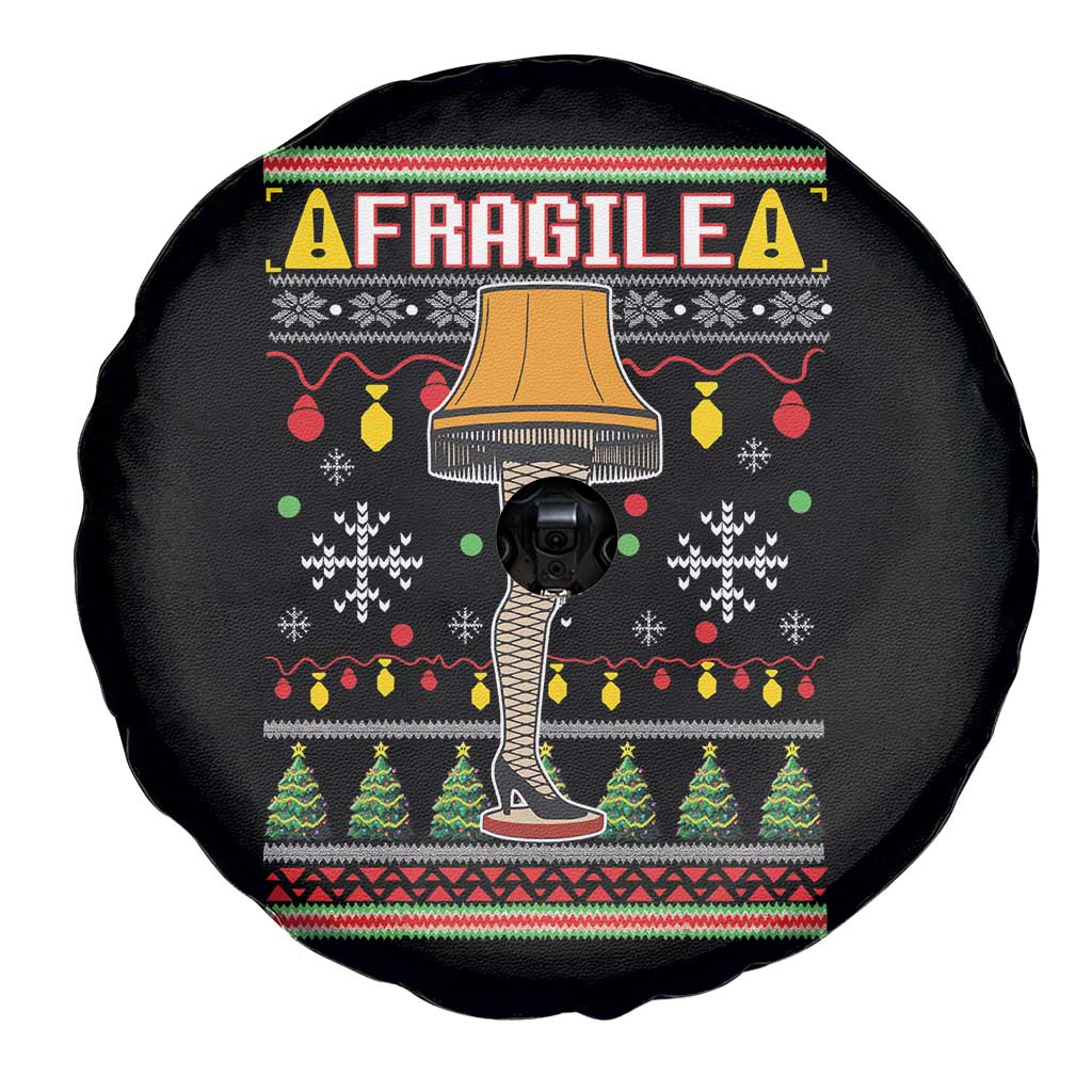 Leg Lamp Ugly Christmas Spare Tire Cover Funny Xmas Movie Fragile TS10 Print Your Wear