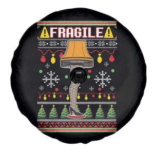 Leg Lamp Ugly Christmas Spare Tire Cover Funny Xmas Movie Fragile TS10 Print Your Wear