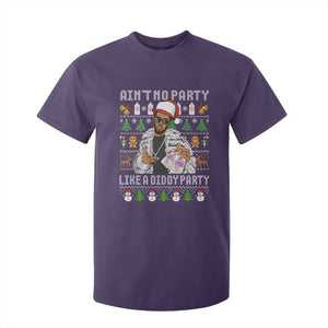 Funny Christmas Diddy T Shirt For Kid Aint No Party Like A Diddy Party Baby Oil Ugly Xmas TS10 Purple Print Your Wear