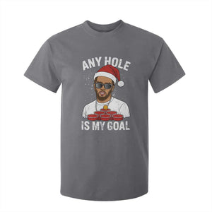 Funny Christmas Diddy T Shirt For Kid Any Hole is My Goal TS10 Charcoal Print Your Wear