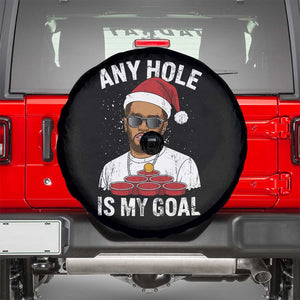 Funny Christmas Diddy Spare Tire Cover Any Hole is My Goal TS10 Black Print Your Wear