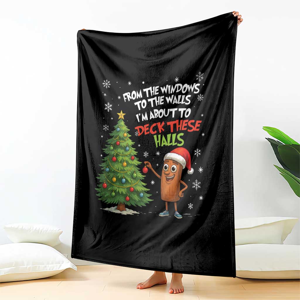 Funny Christmas Italian Brainrot Throw Blanket Funny Memes From The Windows to the Walls I'm About To TS10 Print Your Wear