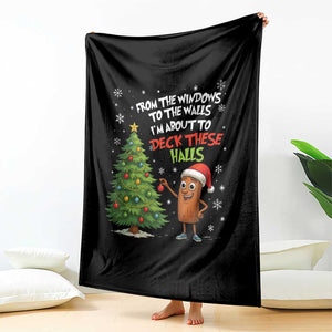 Funny Christmas Italian Brainrot Throw Blanket Funny Memes From The Windows to the Walls I'm About To TS10 Print Your Wear