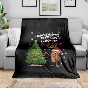 Funny Christmas Italian Brainrot Throw Blanket Funny Memes From The Windows to the Walls I'm About To TS10 Print Your Wear