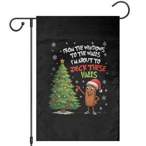 Funny Christmas Italian Brainrot Garden Flag Funny Memes From The Windows to the Walls I'm About To TS10 Black Print Your Wear