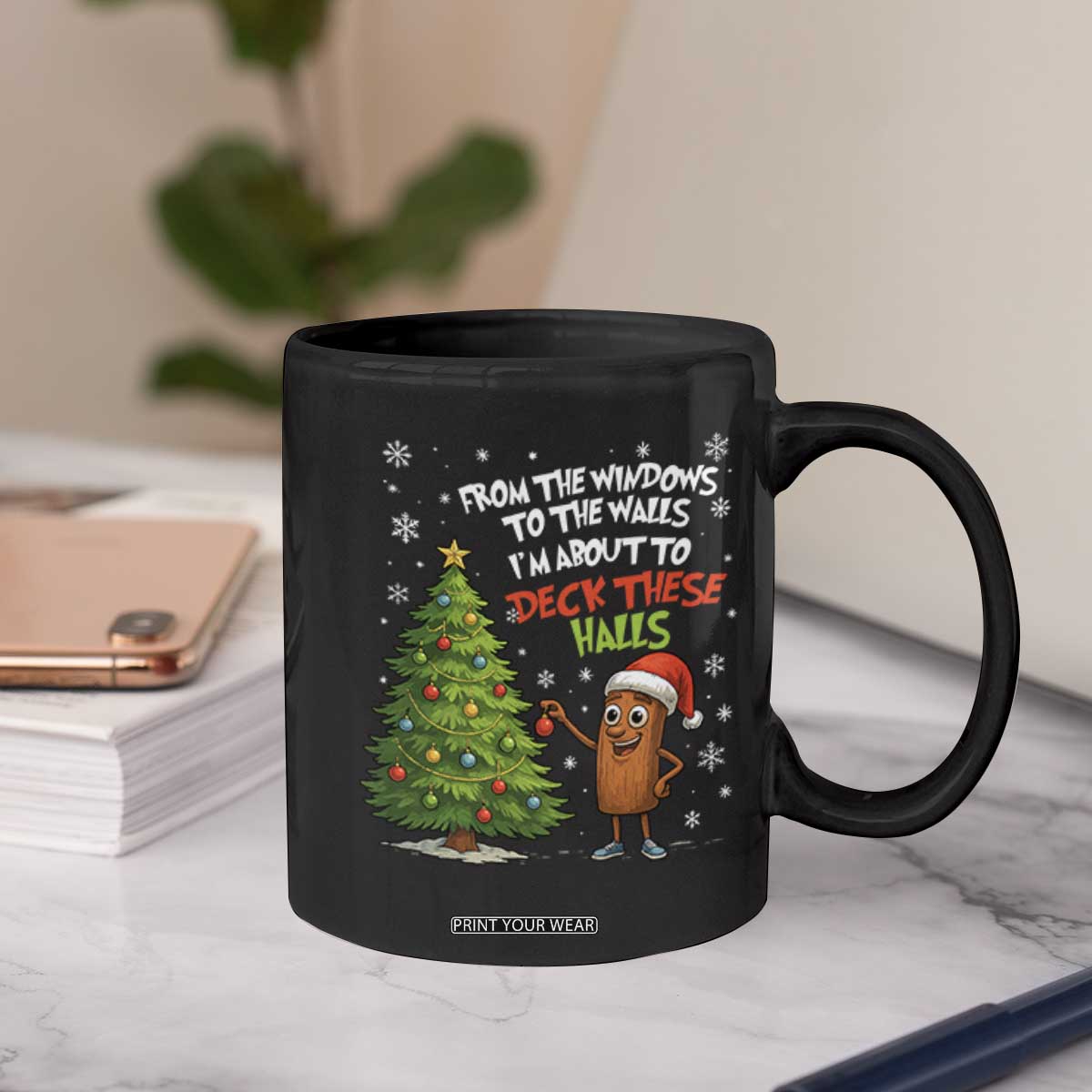 Funny Christmas Italian Brainrot Coffee Mug Funny Memes From The Windows to the Walls I'm About To TS10 Print Your Wear