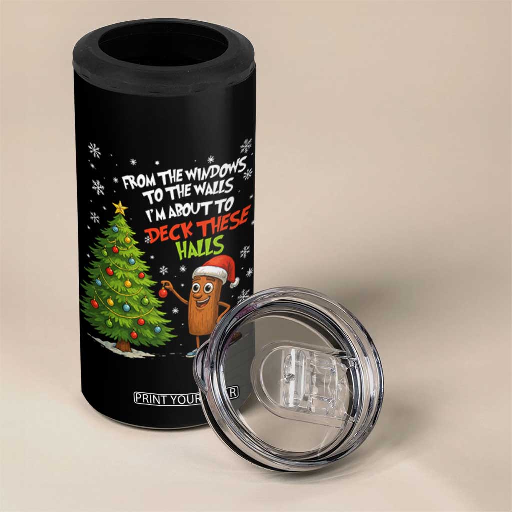 Funny Christmas Italian Brainrot 4 in 1 Can Cooler Tumbler Funny Memes From The Windows to the Walls I'm About To TS10 Print Your Wear