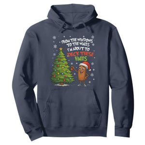 Funny Christmas Italian Brainrot Hoodie Funny Memes From The Windows to the Walls I'm About To TS10 Navy Print Your Wear