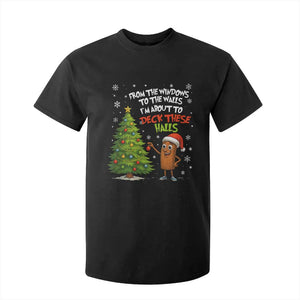 Funny Christmas Italian Brainrot T Shirt For Kid Funny Memes From The Windows to the Walls I'm About To TS10 Black Print Your Wear