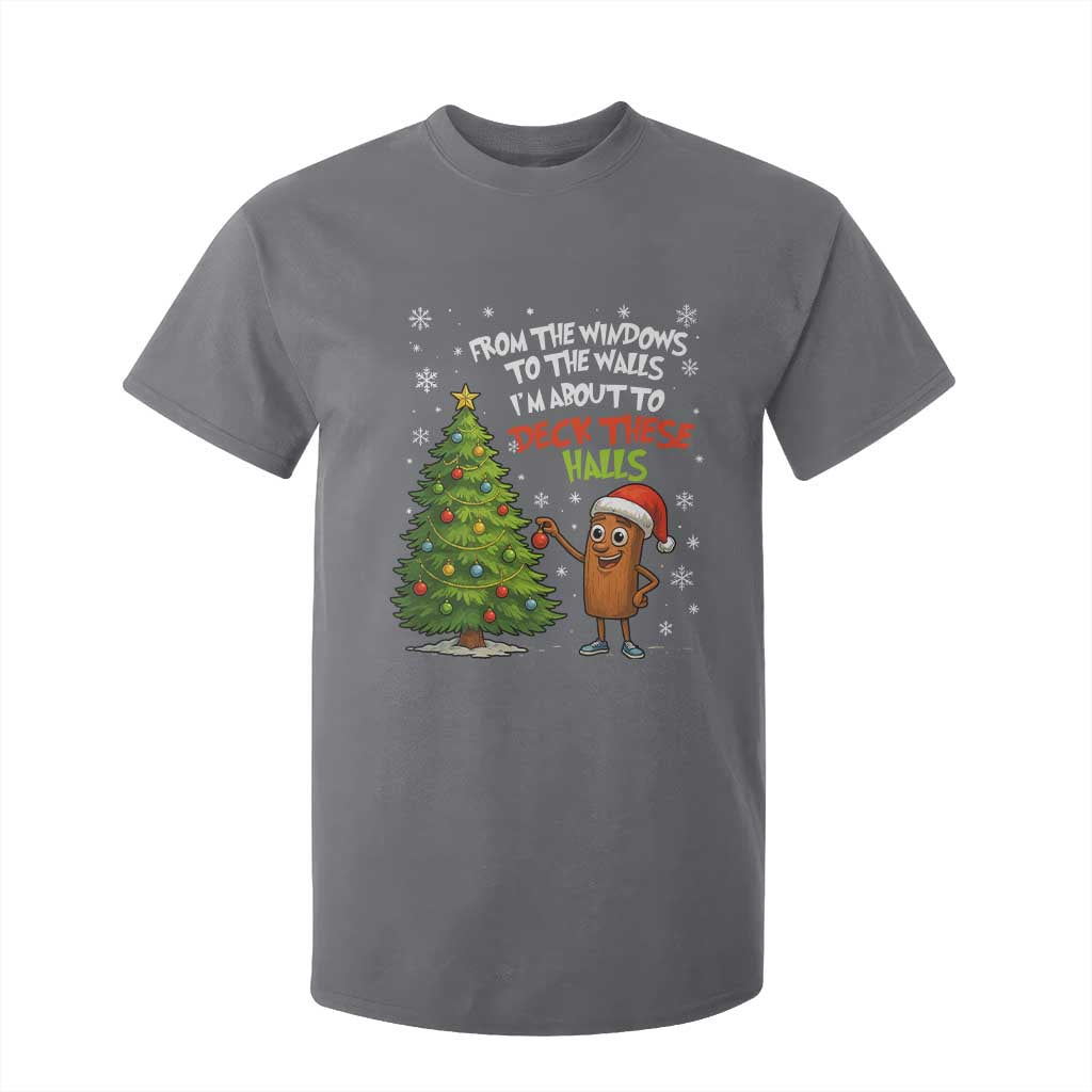 Funny Christmas Italian Brainrot T Shirt For Kid Funny Memes From The Windows to the Walls I'm About To TS10 Charcoal Print Your Wear