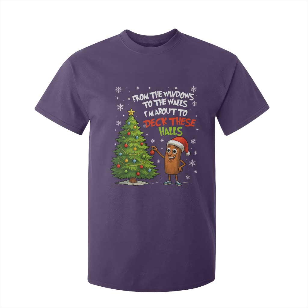 Funny Christmas Italian Brainrot T Shirt For Kid Funny Memes From The Windows to the Walls I'm About To TS10 Purple Print Your Wear