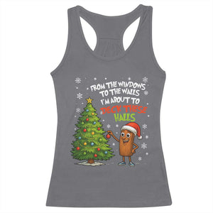 Funny Christmas Italian Brainrot Racerback Tank Top Funny Memes From The Windows to the Walls I'm About To TS10 Charcoal Print Your Wear