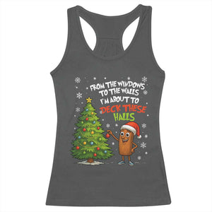 Funny Christmas Italian Brainrot Racerback Tank Top Funny Memes From The Windows to the Walls I'm About To TS10 Dark Heather Print Your Wear