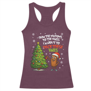 Funny Christmas Italian Brainrot Racerback Tank Top Funny Memes From The Windows to the Walls I'm About To TS10 Maroon Print Your Wear