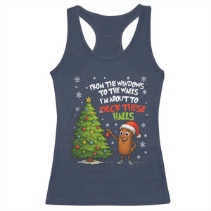 Funny Christmas Italian Brainrot Racerback Tank Top Funny Memes From The Windows to the Walls I'm About To TS10 Navy Print Your Wear