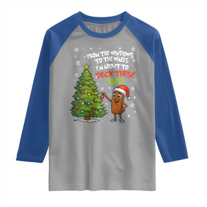 Funny Christmas Italian Brainrot Raglan Shirt Funny Memes From The Windows to the Walls I'm About To TS10 Sport Gray Royal Print Your Wear