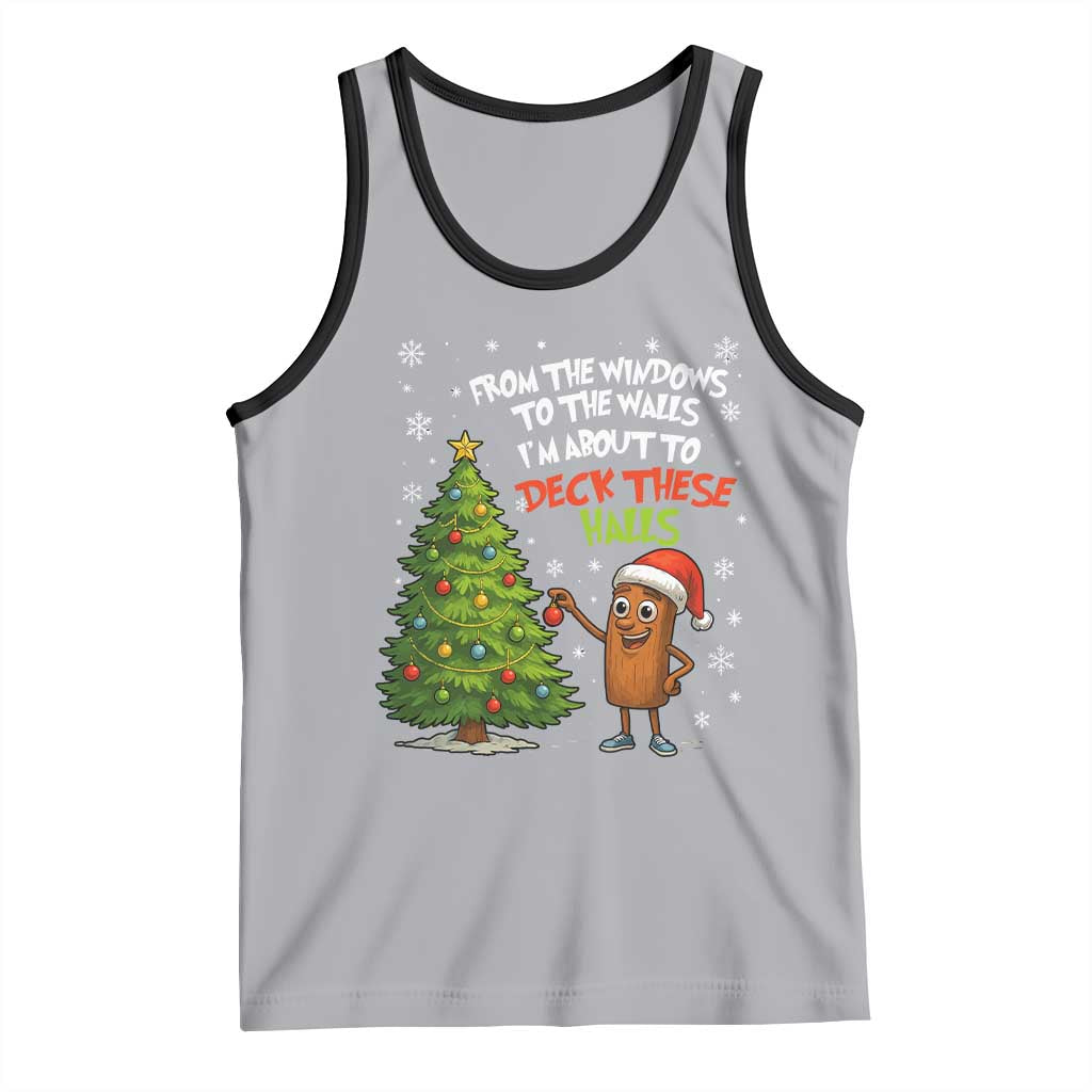 Funny Christmas Italian Brainrot Tank Top Funny Memes From The Windows to the Walls I'm About To TS10 Athletic Heather Black Print Your Wear
