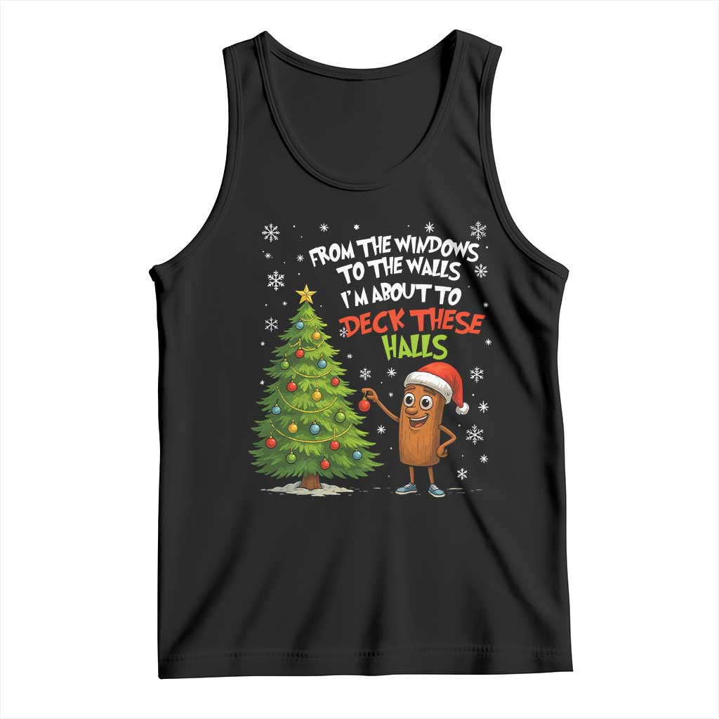 Funny Christmas Italian Brainrot Tank Top Funny Memes From The Windows to the Walls I'm About To TS10 Black Print Your Wear