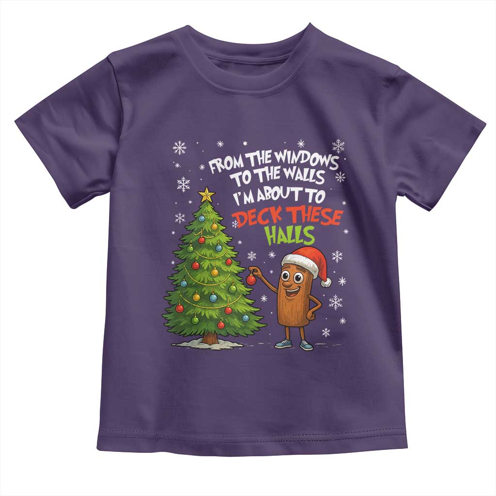 Funny Christmas Italian Brainrot Toddler T Shirt Funny Memes From The Windows to the Walls I'm About To TS10 Purple Print Your Wear