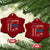 No Kings Protest Ceramic Ornament We Have A Constitution Not A King American Flag - Print Your Wear
