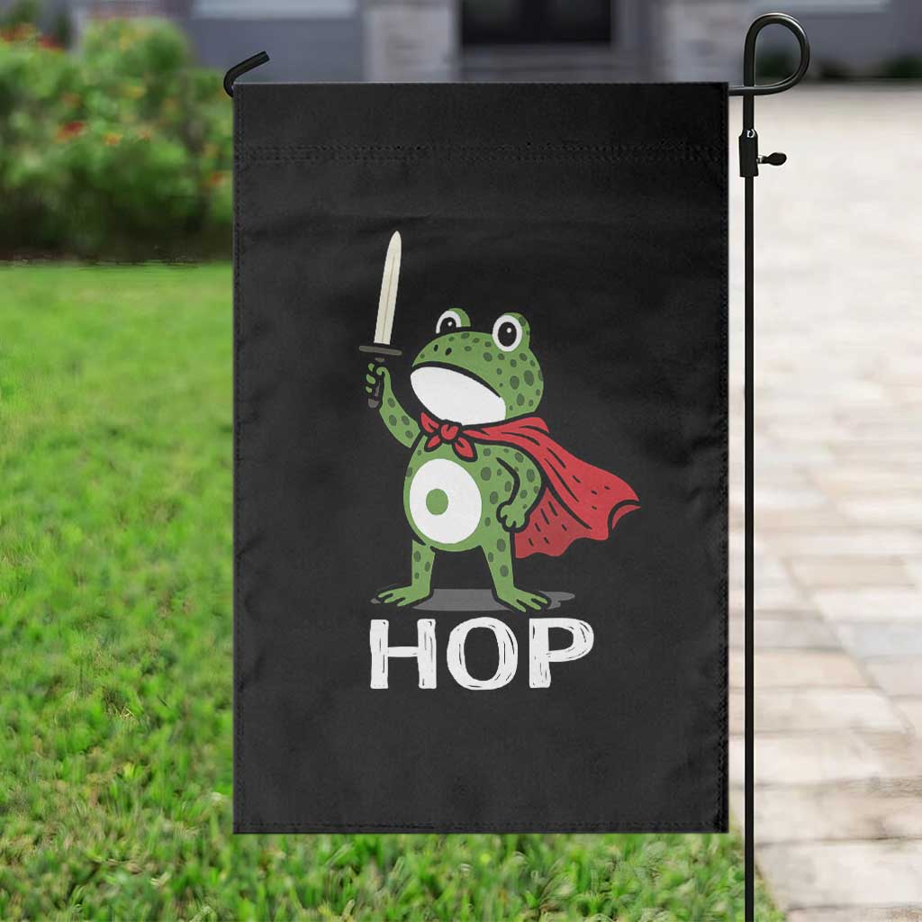 Resist Frog With Sword Garden Flag No Kings Portland Protest Saves America TS10 Print Your Wear