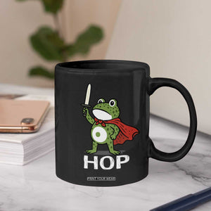 Resist Frog With Sword Coffee Mug No Kings Portland Protest Saves America TS10 Print Your Wear
