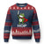 Resist Frog With Sword Ugly Christmas Sweater No Kings Portland Protest Saves America - Print Your Wear