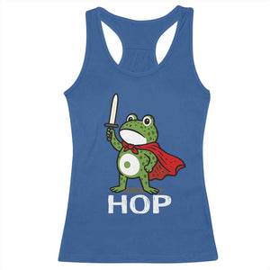 Resist Frog With Sword Racerback Tank Top No Kings Portland Protest Saves America TS10 Royal Blue Print Your Wear