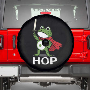 Resist Frog With Sword Spare Tire Cover No Kings Portland Protest Saves America TS10 Black Print Your Wear