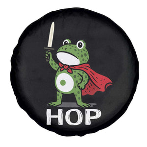 Resist Frog With Sword Spare Tire Cover No Kings Portland Protest Saves America TS10 Print Your Wear